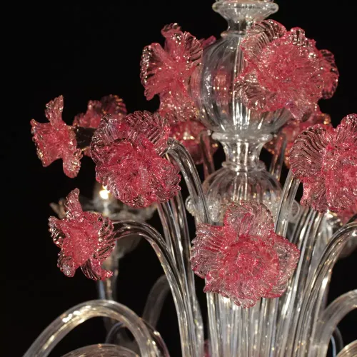 Balbi Murano glass chandelier Belvetro