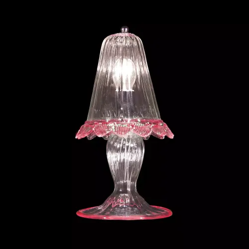 Balbi lampada da tavolo in vetro Murano Belvetro